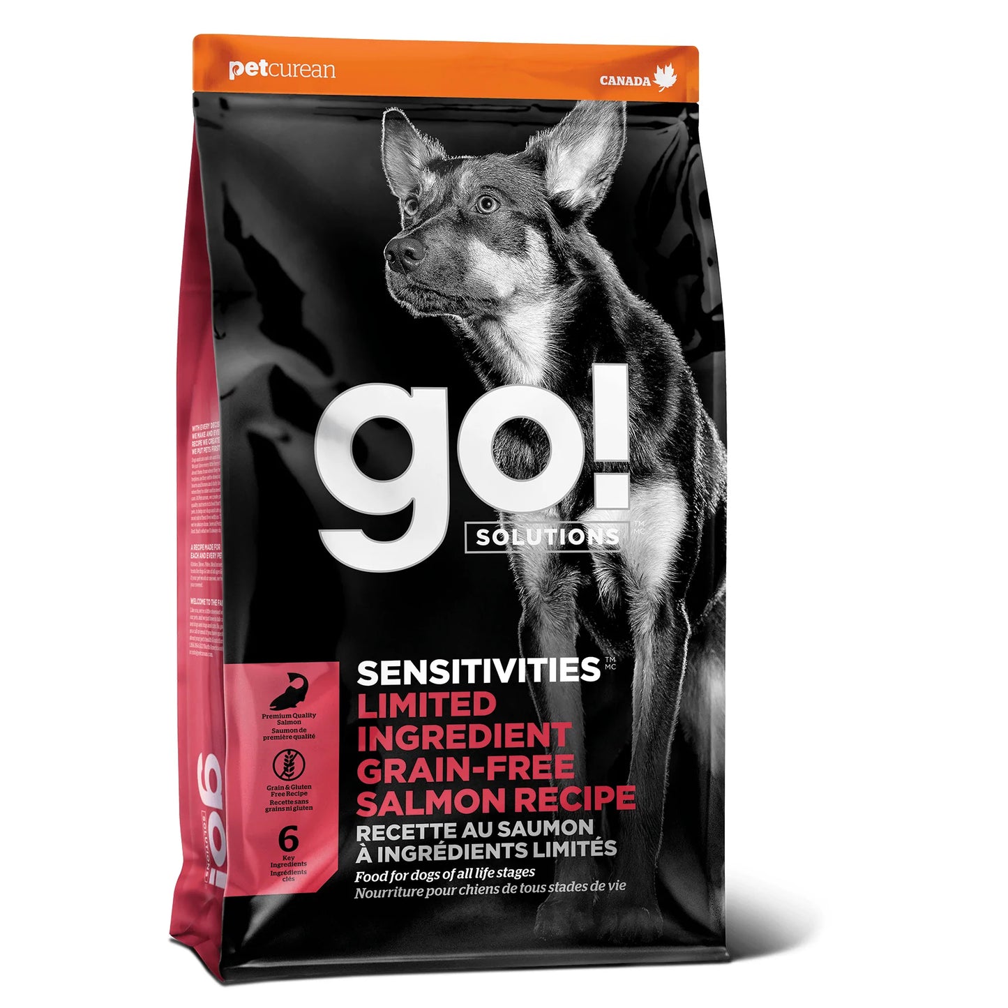 GO! SOLUTIONS SENSITIVITIES  LIMITED INGREDIENT GRAIN-FREE SALMON RECIPE DOG FOOD