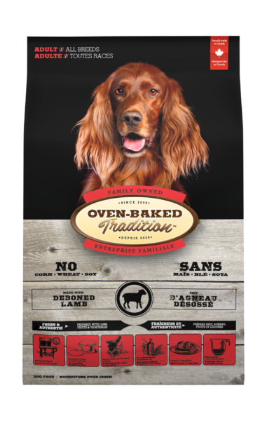 OVEN BAKED TRADITION DOG FOOD FOR ALL BREED ADULT DOGS – LAMB