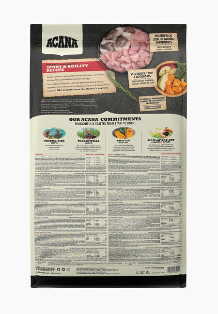 ACANA SPORT & AGILITY RECIPE DRY FOOD