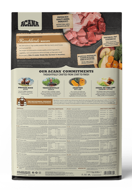 ACANA RANCHLANDS RECIPE DRY FOOD