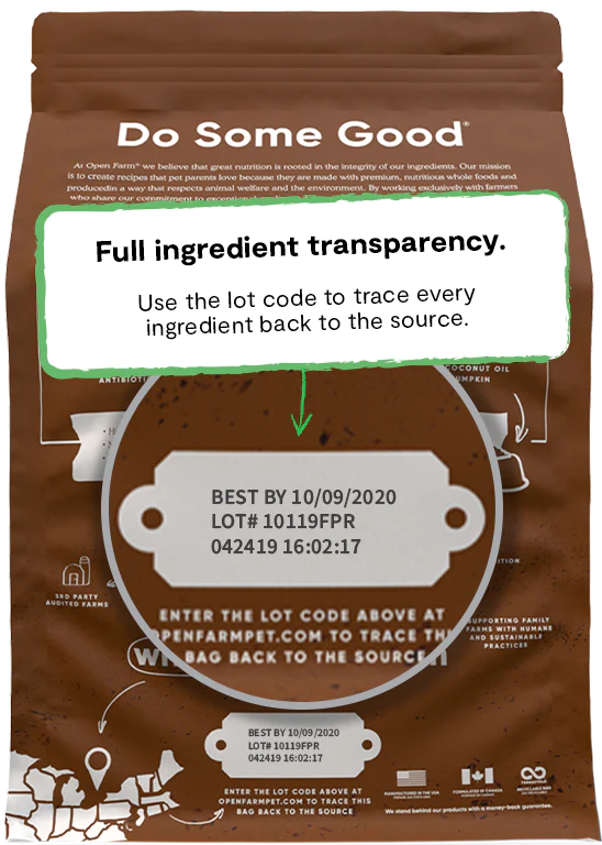 OPEN FARM® PASTURE-RAISED LAMB & ANCIENT GRAINS DRY DOG FOOD
