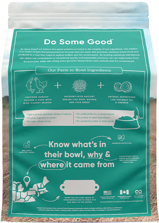 OPEN FARM® PUPPY ANCIENT GRAINS DRY DOG FOOD