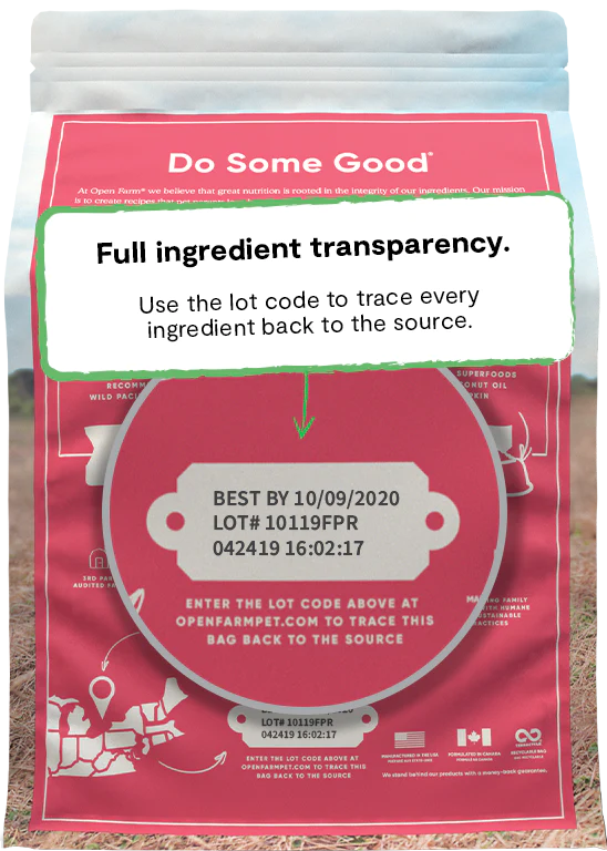OPEN FARM® WILD-CAUGHT SALMON & ANCIENT GRAINS DRY DOG FOOD