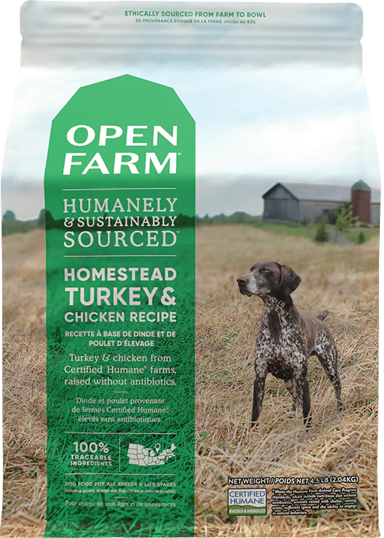 OPEN FARM® HOMESTEAD TURKEY & CHICKEN DRY DOG FOOD