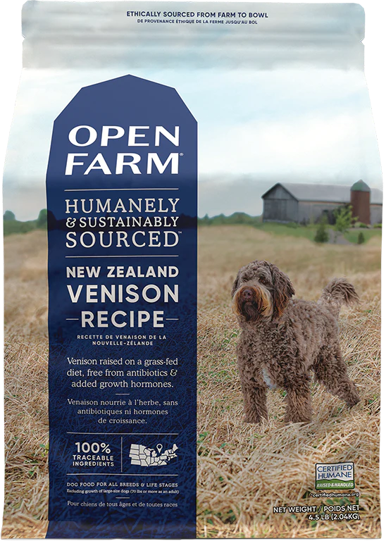 OPEN FARM® NEW ZEALAND VENISON DRY DOG FOOD