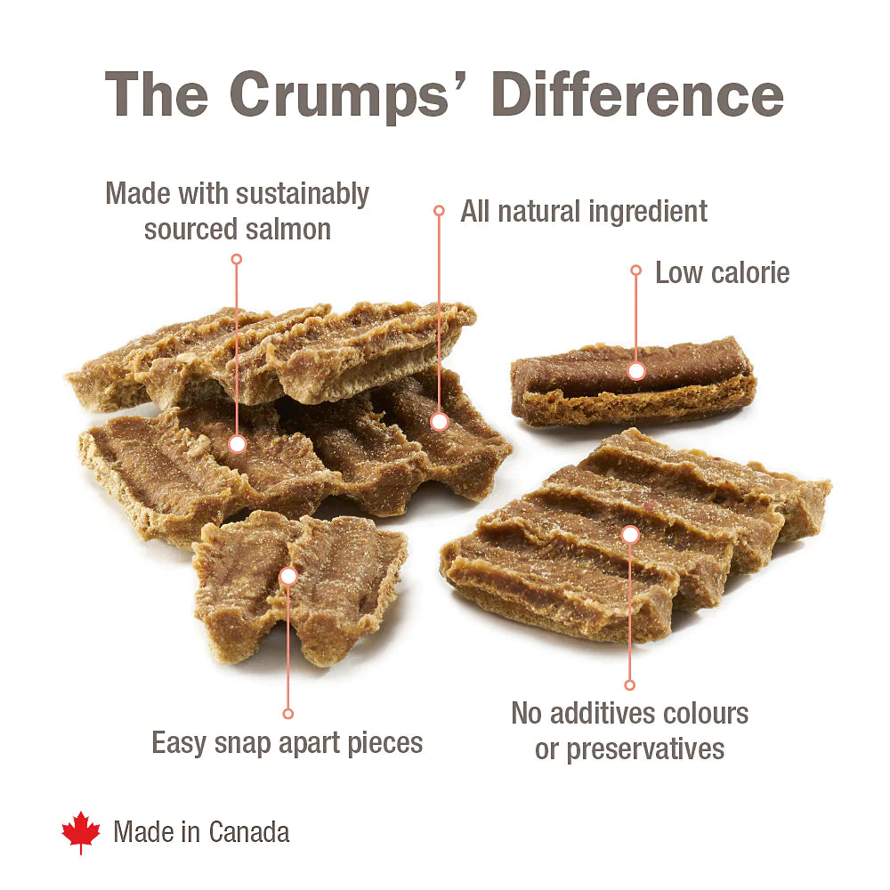 CRUMPS NATURALS SALMON SNAPS MINI TRAINER DOG TREATS