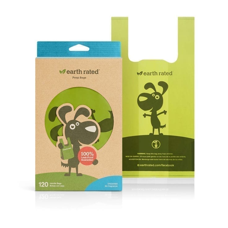 EARTH RATED HANDLE POOPBAGS - 120 COUNT