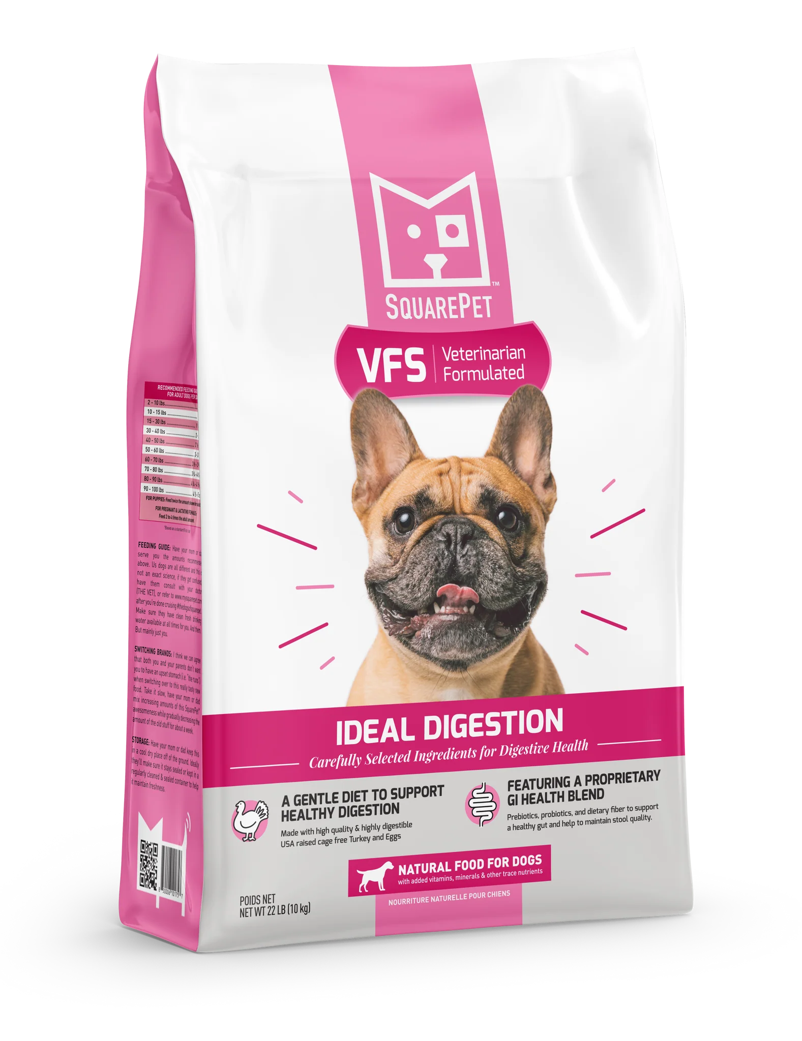 SQUARE PET VFS IDEAL DIGESTION SUPPORT DRY DOG FOOD