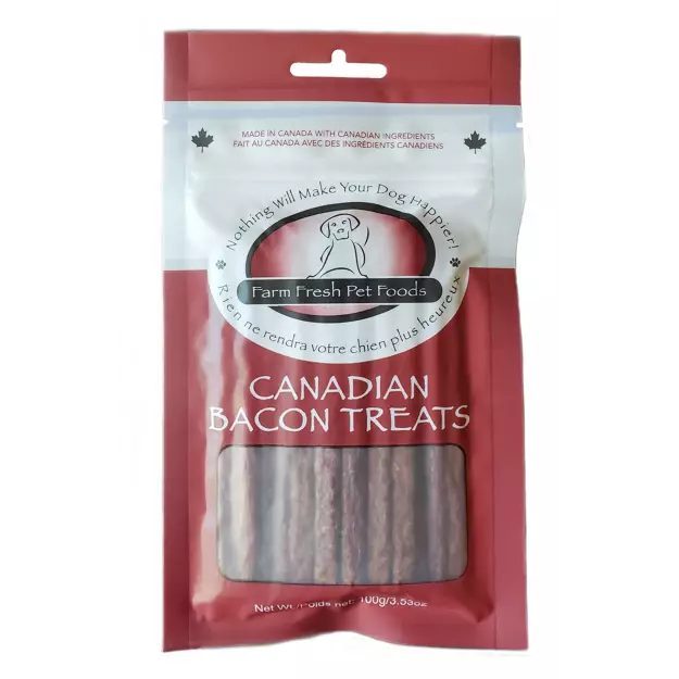 Farm Fresh Canadian Bacon Treats 100g
