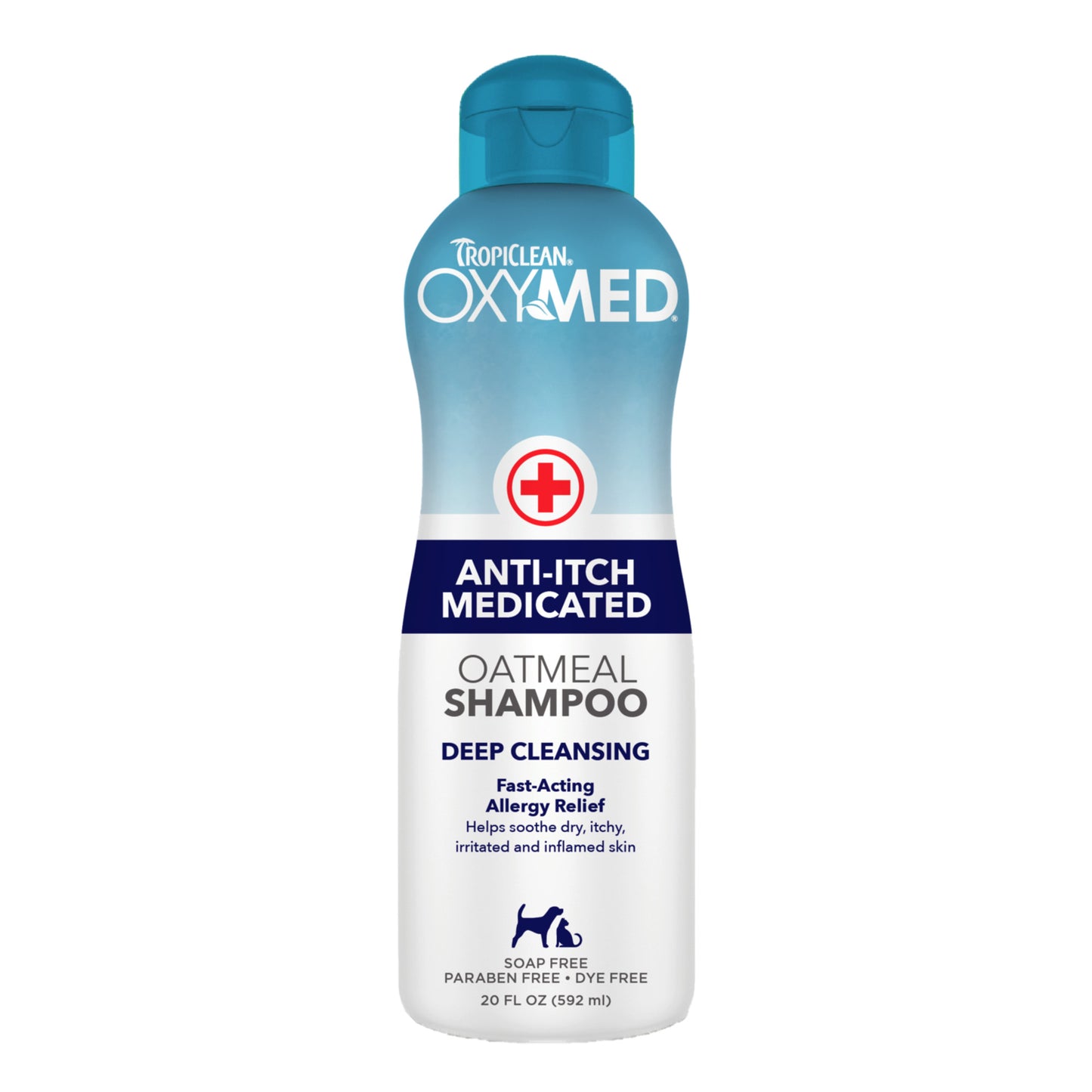 TROPICLEAN OXYMED ANTI-ITCH MEDICATED OATMEAL SHAMPOO