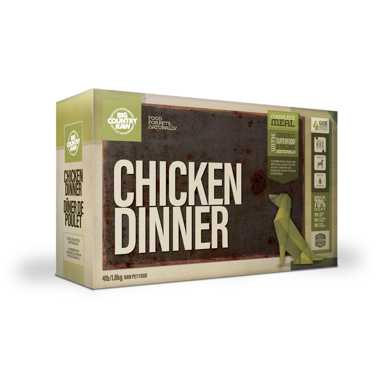 BIG COUNTRY RAW GRAB N GO DINNER DEAL