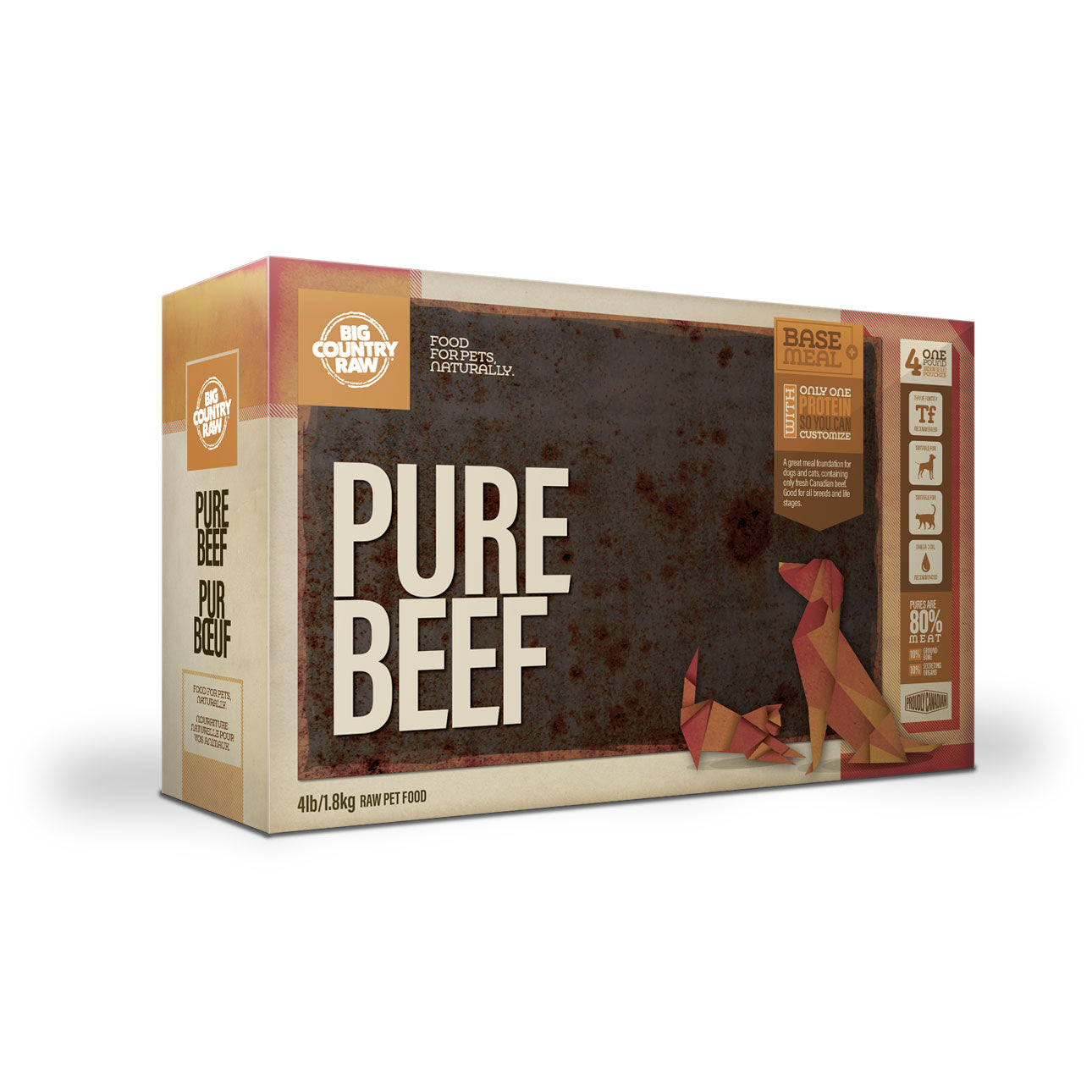 BIG COUNTRY RAW PURE CARTON - BEEF