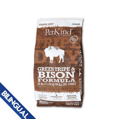 PETKIND® TRIPE DRY® GREEN TRIPE & BISON FORMULA DRY DOG FOOD