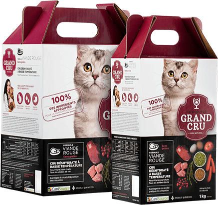 CANISOURCE RAW DEHYDRATED CAT FOOD : RED MEAT