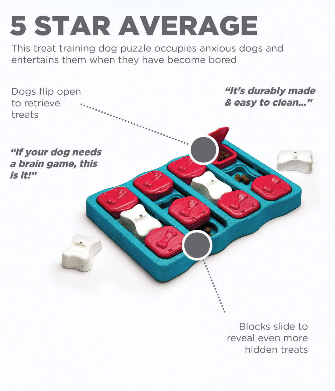 NINA OTTOSSON BRICK PUZZLE DOG TOY