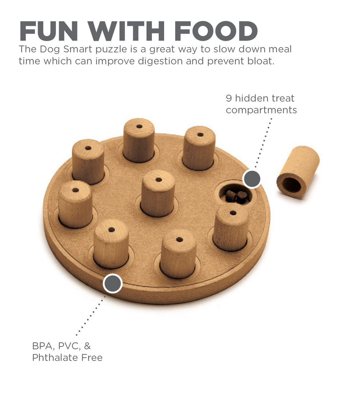 NINA OTTOSSON SMART COMPOSITE PUZZLE DOG TOY