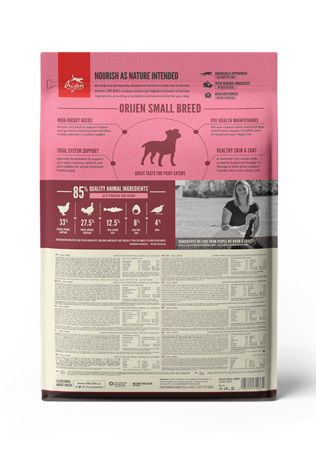 ORIJEN SMALL BREED DOG DRY FOOD