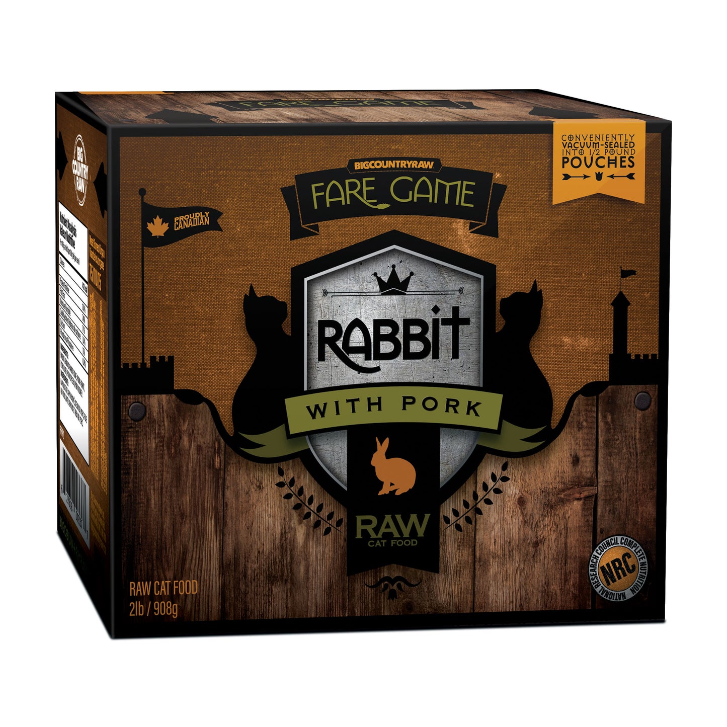 BIG COUNTRY RAW FARE GAME - RABBIT & PORK