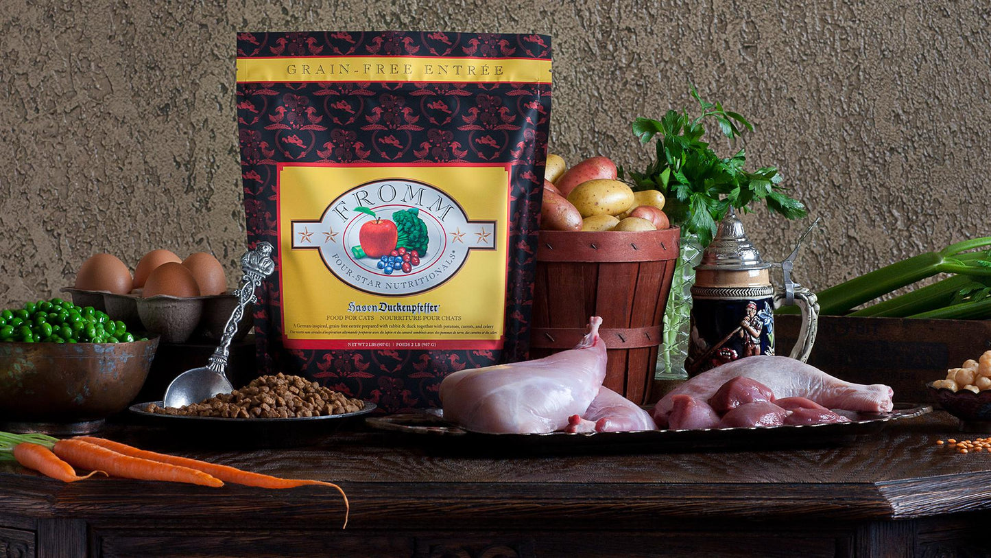 FROMM HASEN DUCKENPFEFFER RECIPE FOUR STAR CAT FOOD