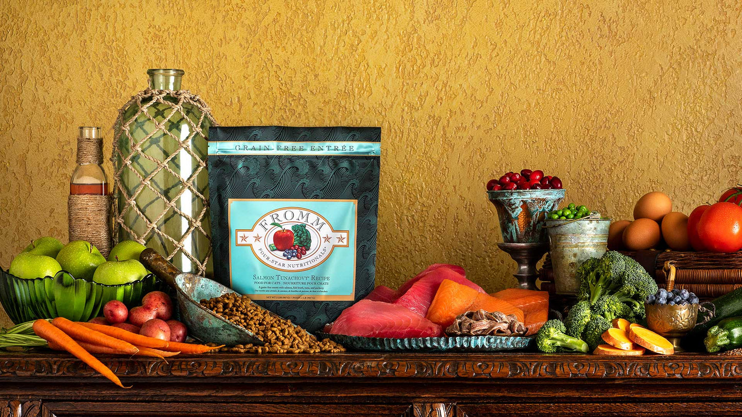 FROMM SALMON TUNACHOVY RECIPE FOUR STAR CAT FOOD
