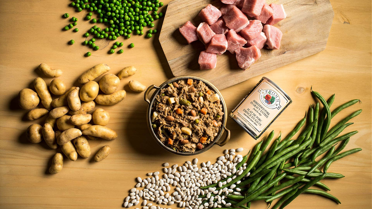 FROMM FOUR STAR SHREDDED PORK IN GRAVY ENTRÉE DOG FOOD