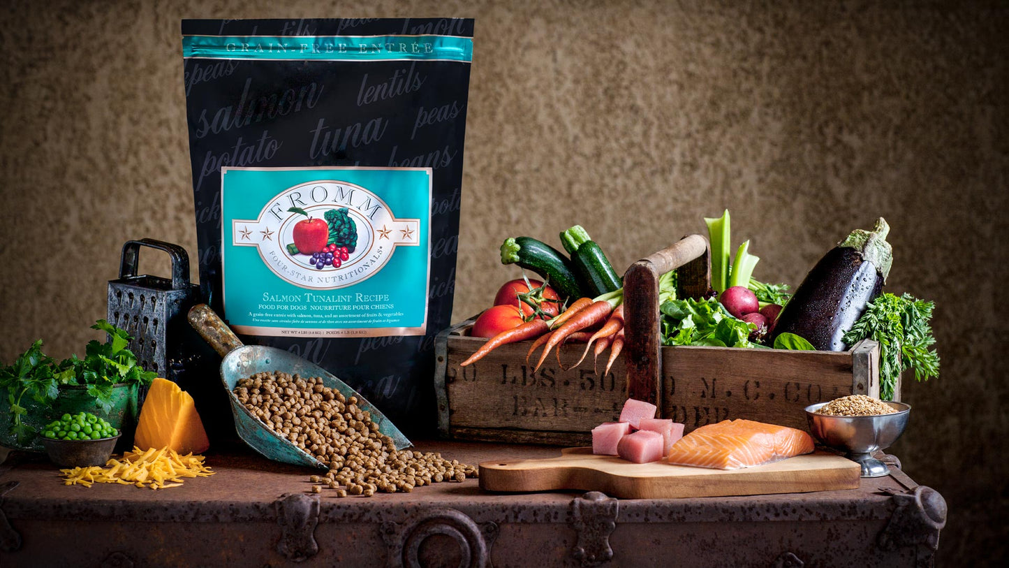 FROMM FOUR STAR SALMON TUNALINI RECIPE DOG FOOD