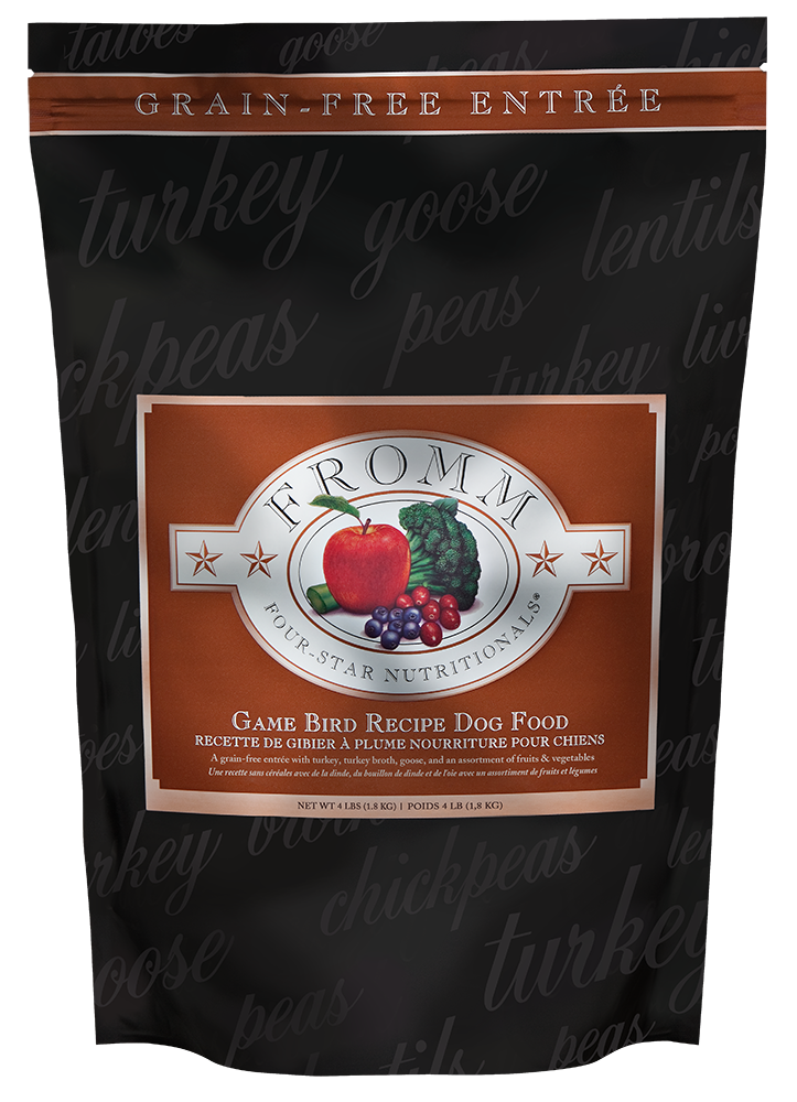 FROMM FOUR STAR GAME BIRD RECIPE DOG FOOD