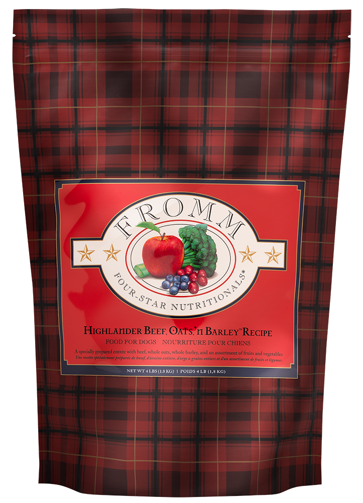 FROMM FOUR STAR HIGHLANDER BEEF, OATS, 'N BARLEY RECIPE DOG FOOD