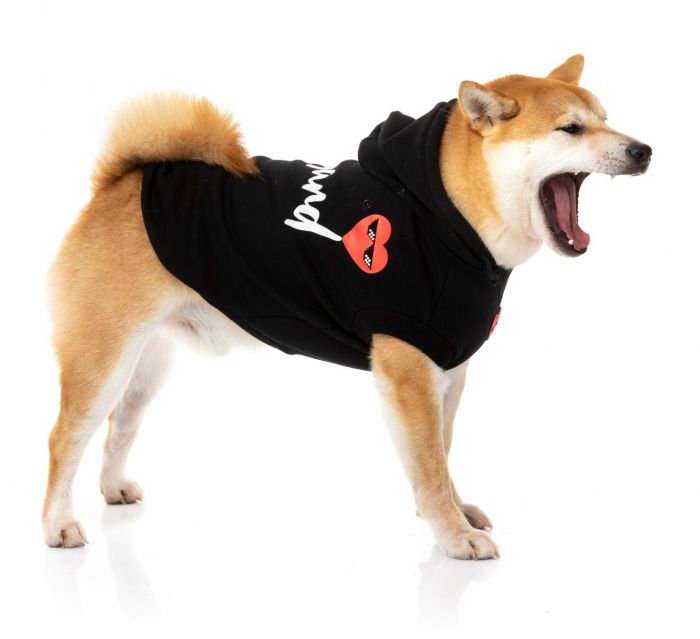 FUZZYARD HEARTBRAKER HOODIE : BLACK