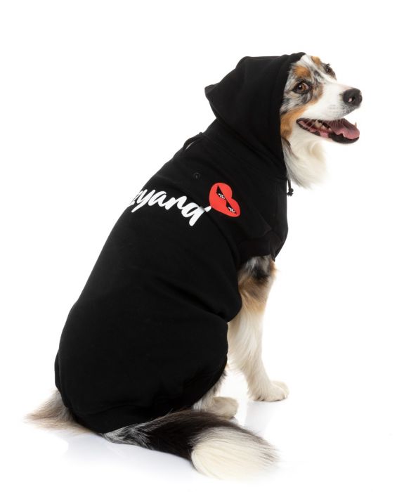 FUZZYARD HEARTBRAKER HOODIE : BLACK