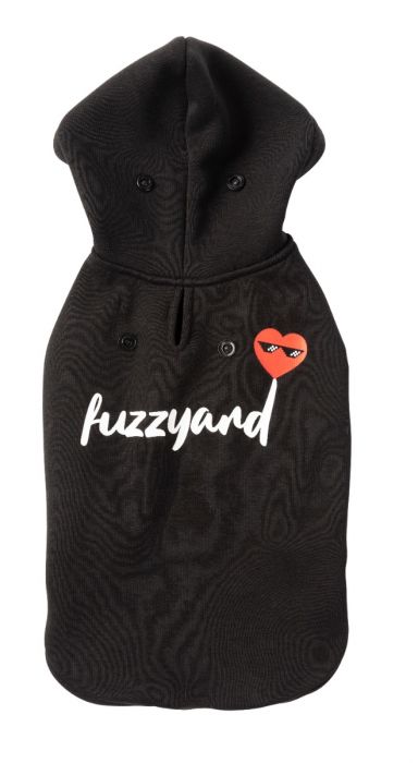 FUZZYARD HEARTBRAKER HOODIE : BLACK
