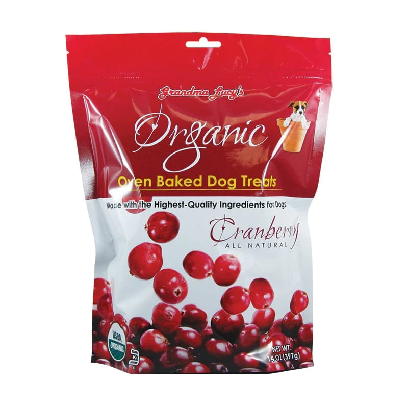 GRANDMA LUCY'S ORGANIC CRANBERRY BAKED TREATS