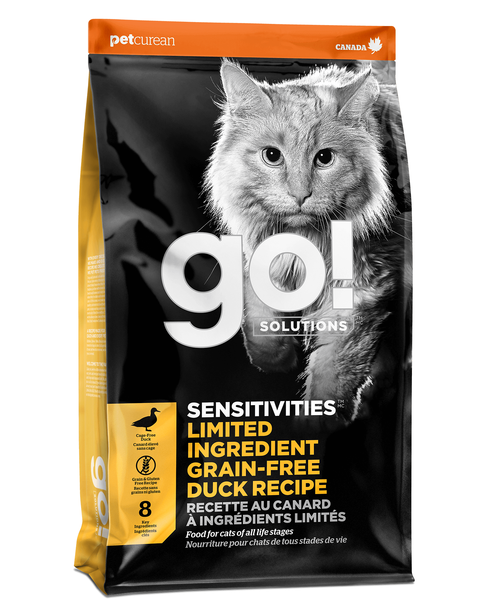 GO SOLUTIONS SENSITIVITIES LIMITED INGREDIENT GRAIN FREE DUCK