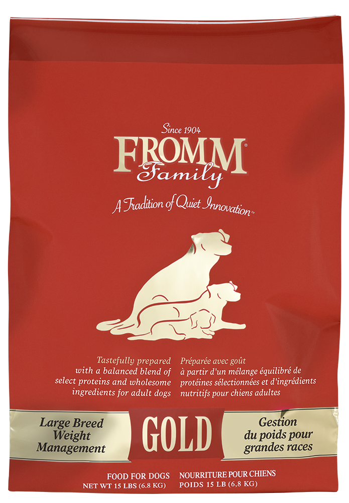 FROMM LARGE BREED WEIGHT MANAGEMENT GOLD DOG FOOD