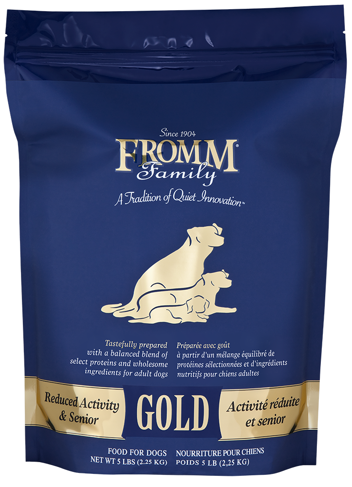 FROMM REDUCED ACTIVITY & SENIOR GOLD DOG FOOD