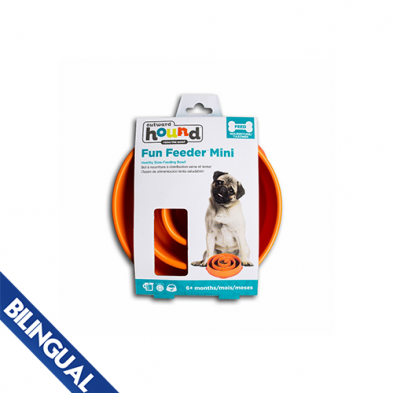 OUTWARD HOUND® FUN FEEDERS MINI ORANGE