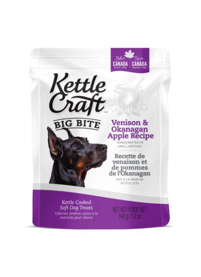 KETTLE CRAFT VENISON & OKANGAN APPLE RECIPE DOG TREATS