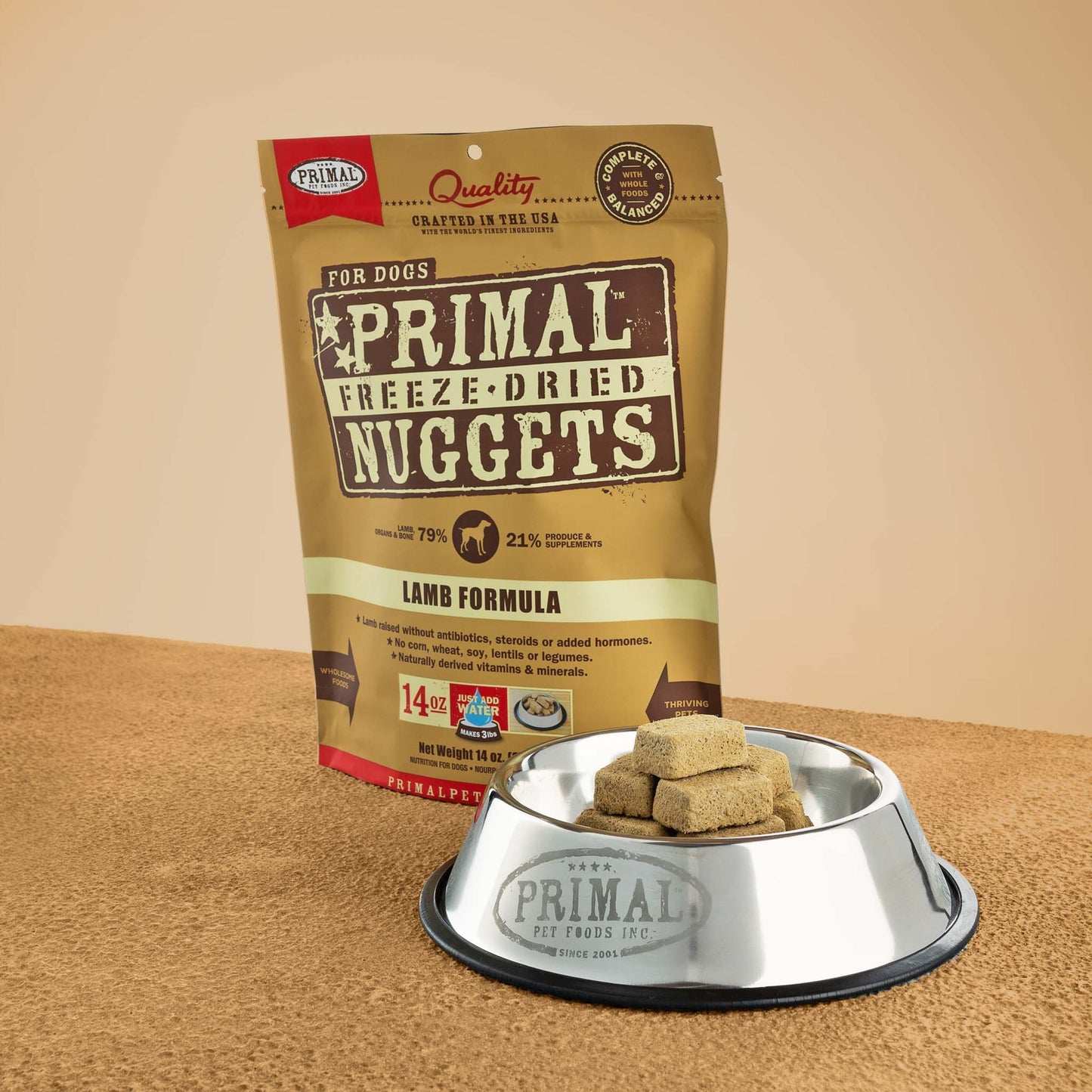 PRIMAL FREEZE-DRIED NUGGETS : LAMB