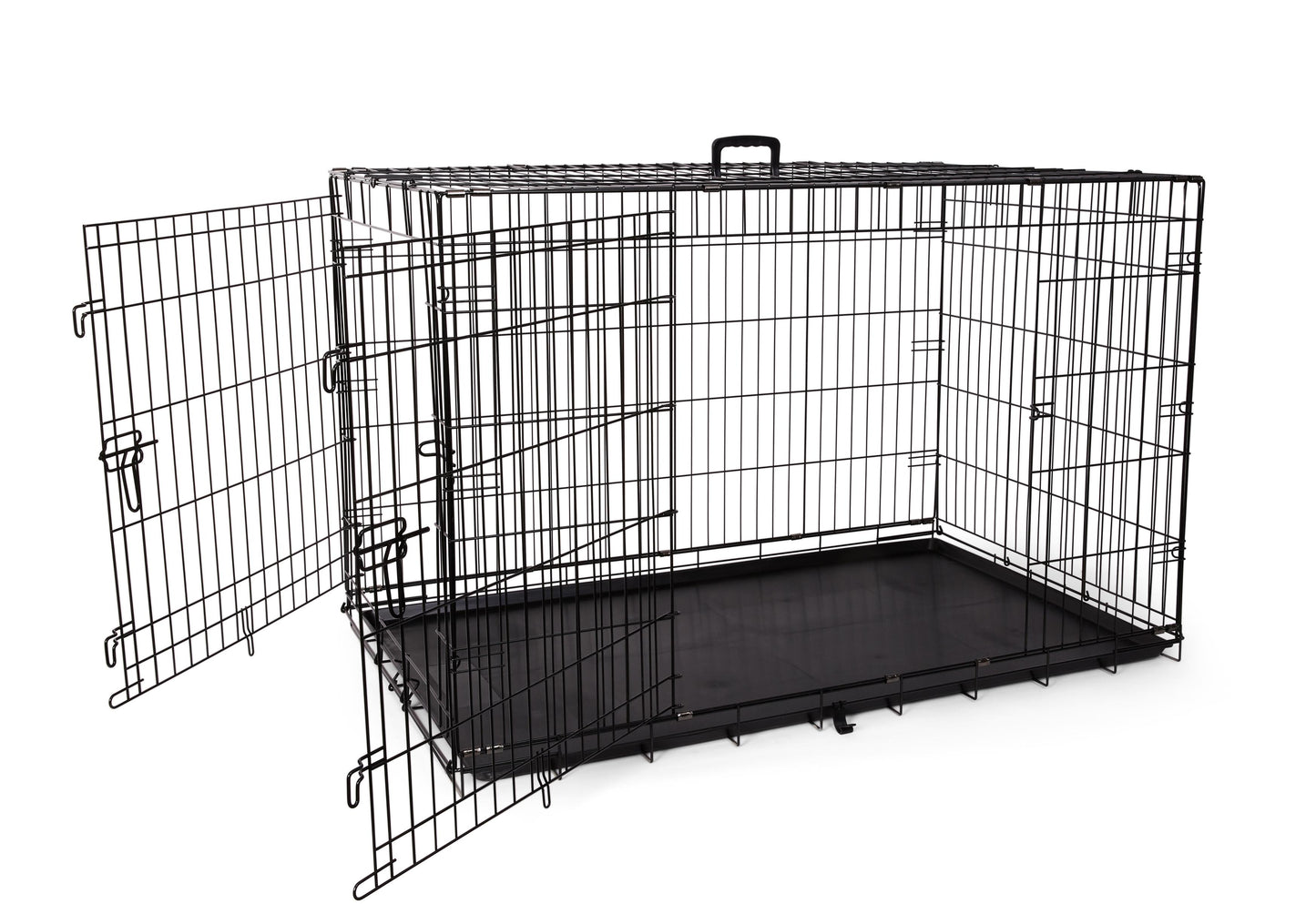 Bud-Z Deluxe Crate Foldable Double Doors Dog