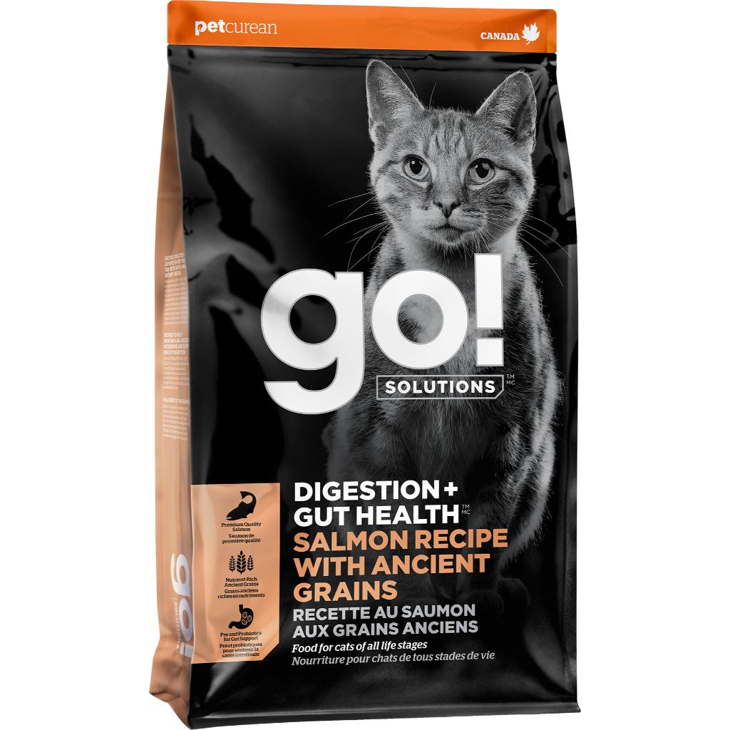 GO! SOLUTIONS DIGESTION + GUT HEALTH SALMON RECIPE WITH ANCIENT GRAINS CAT FOOD