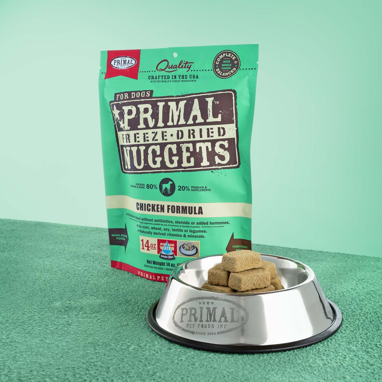 PRIMAL FREEZE-DRIED NUGGETS : CHICKEN