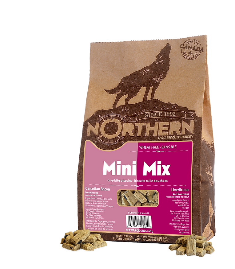 NORTHERN BISCUIT - MINI MIX : LIVER & CANADIAN BACON