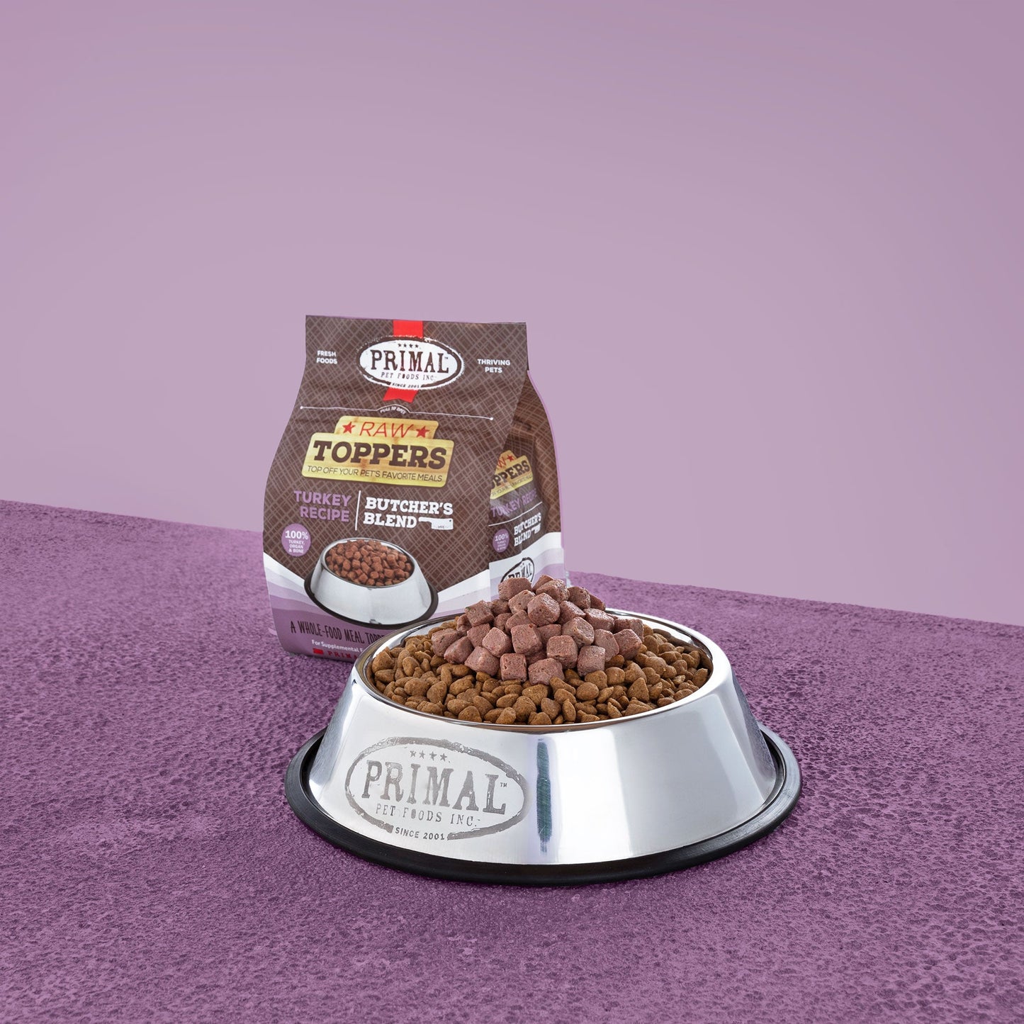 PRIMAL FROZEN MARKET MIX TOPPER - TURKEY