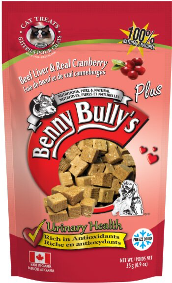 BENNY BULLY LIVER PLUS REAL CRANBERRY CAT TREATS