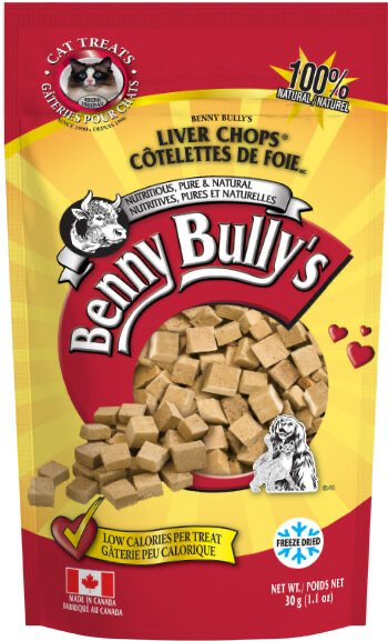 BENNY BULLY LIVER CHOPS ORIGINAL CAT TREATS