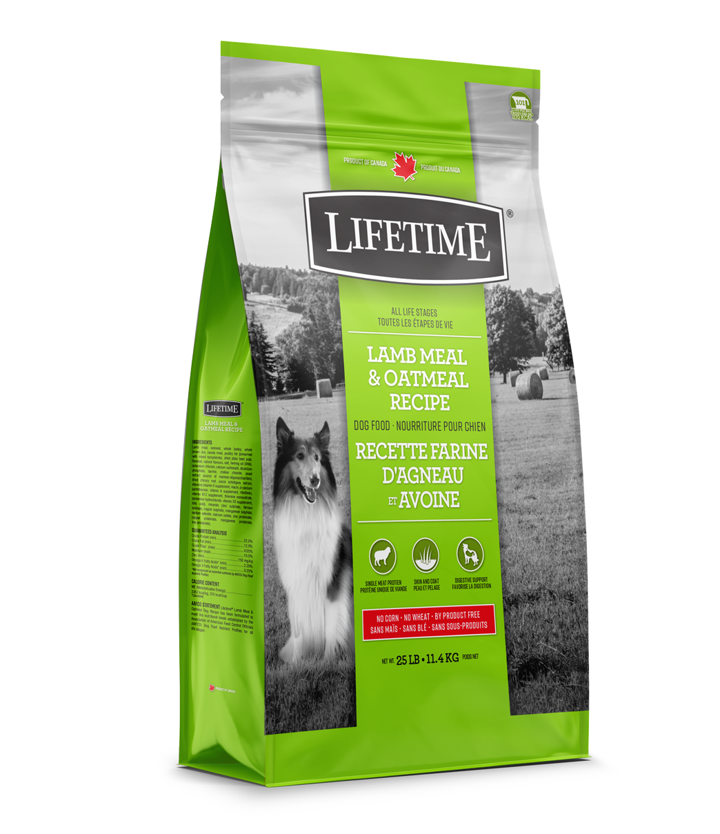 LIFETIME LAMB & OATMEAL DOG DRY FOOD
