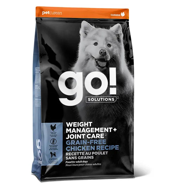 GO! SOLUTIONS WEIGHT MANAGEMENT + JOINT CARE GRAIN-FREE CHICKEN RECIPE FOR DOGS