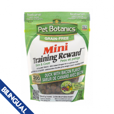 CARDINAL LABS® PET BOTANICS® GRAIN FREE TRAINING REWARD DUCK & BACON 4 OZ DOG TREAT
