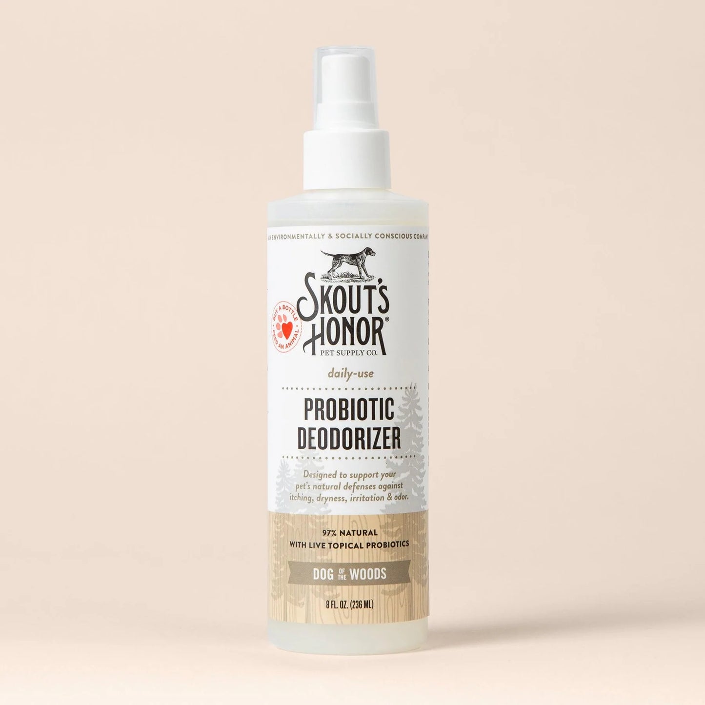 SKOUT ’ S HONOR PROBIOTIC DEODORIZER- DOG OF THE WOODS