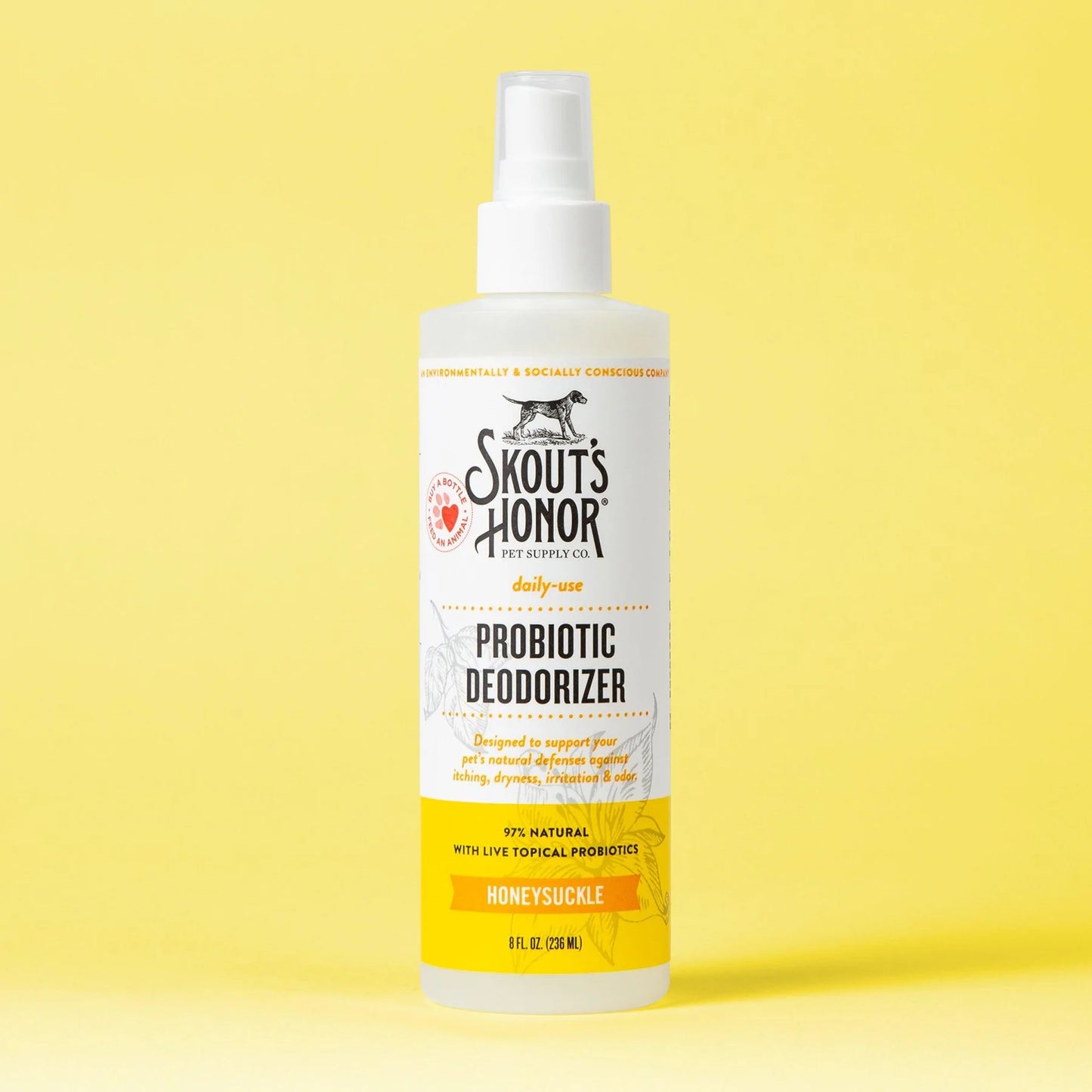 SKOUT ’ S HONOR PROBIOTIC DEODORIZER- HONEY SUCKLE